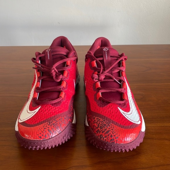 Nike Alpha Huarache Elite 4 Turf Red Baseball Shoes [DJ6523-616] Men’s NWOB - Picture 7 of 10